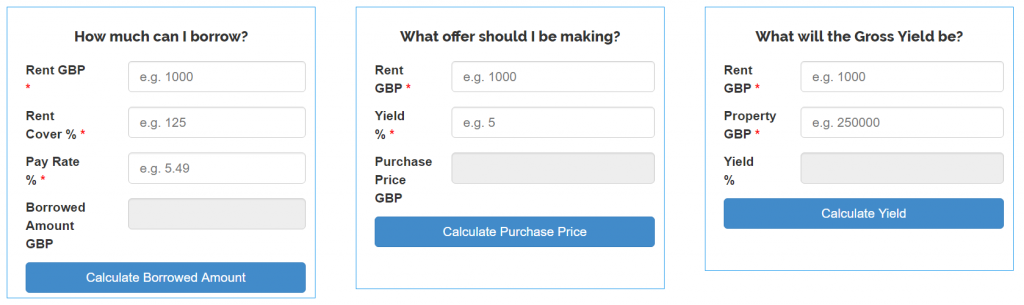 buy to let calcs